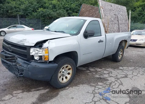 2011 Chevrolet Silverado 1500 Work Truck из США, поврежденный, VIN 1GCNKPEA1BZ227853